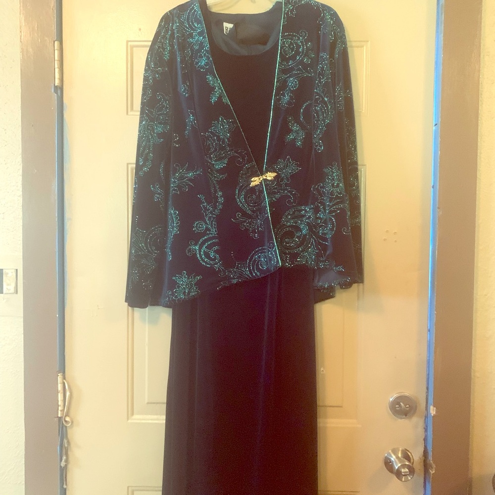 2pc Formal Dress and Jacket